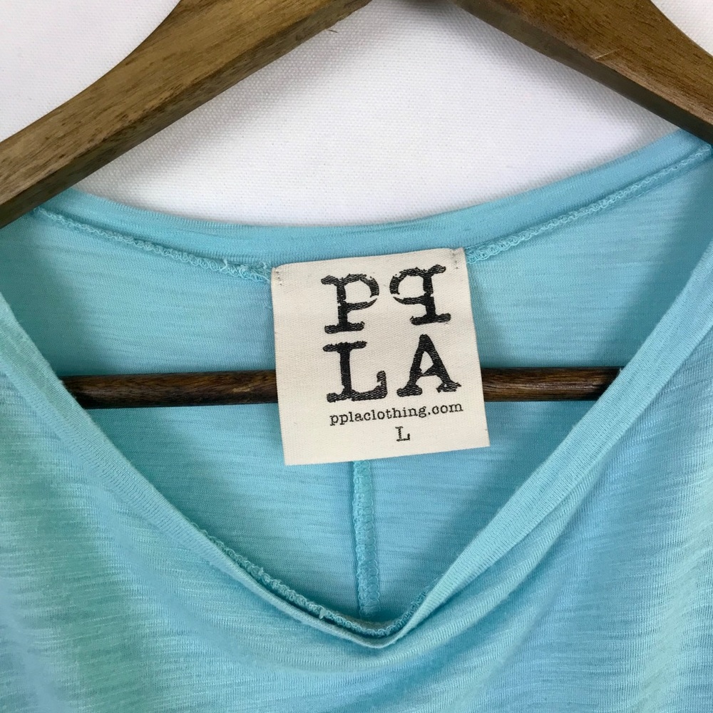 PPLA Size Large Blue Short Sleeve T-Shirt